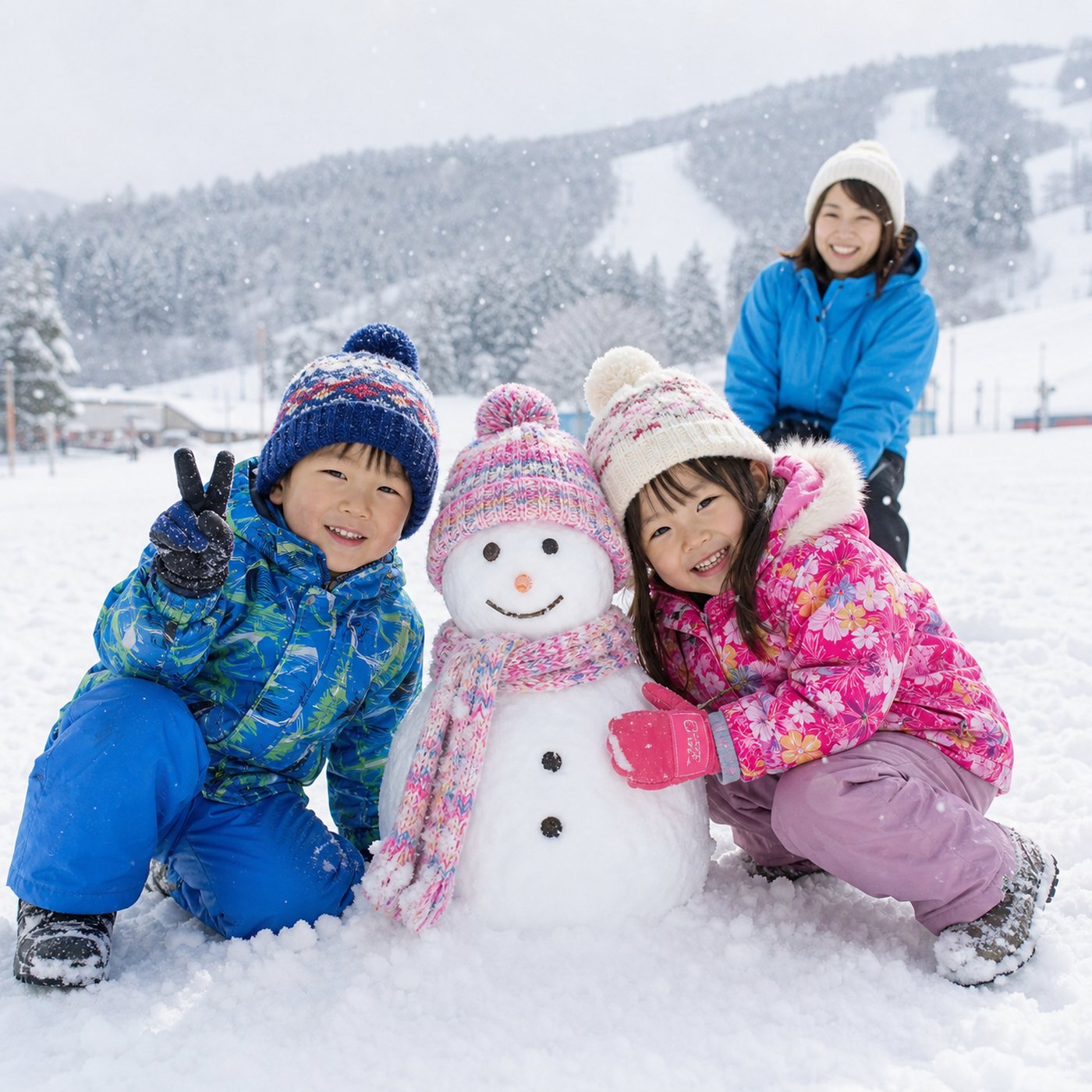 Kids snow play
